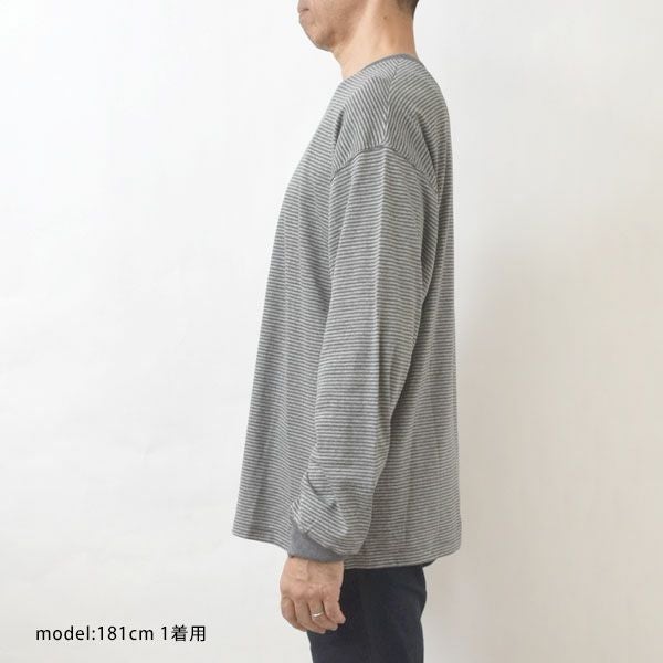 オーガニックコットン VERY SOFT BORDER LONG TEE