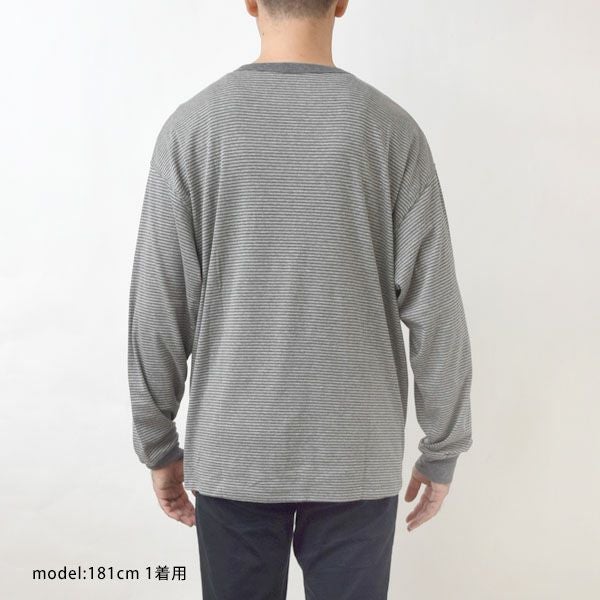 オーガニックコットン VERY SOFT BORDER LONG TEE