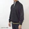 オーガニックコットン LINKING HALF ZIP SWEATER