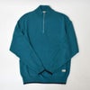 オーガニックコットン LINKING HALF ZIP SWEATER