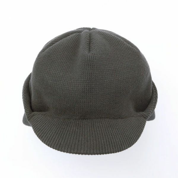 オーガニックコットン EARFLAP KNIT CAP