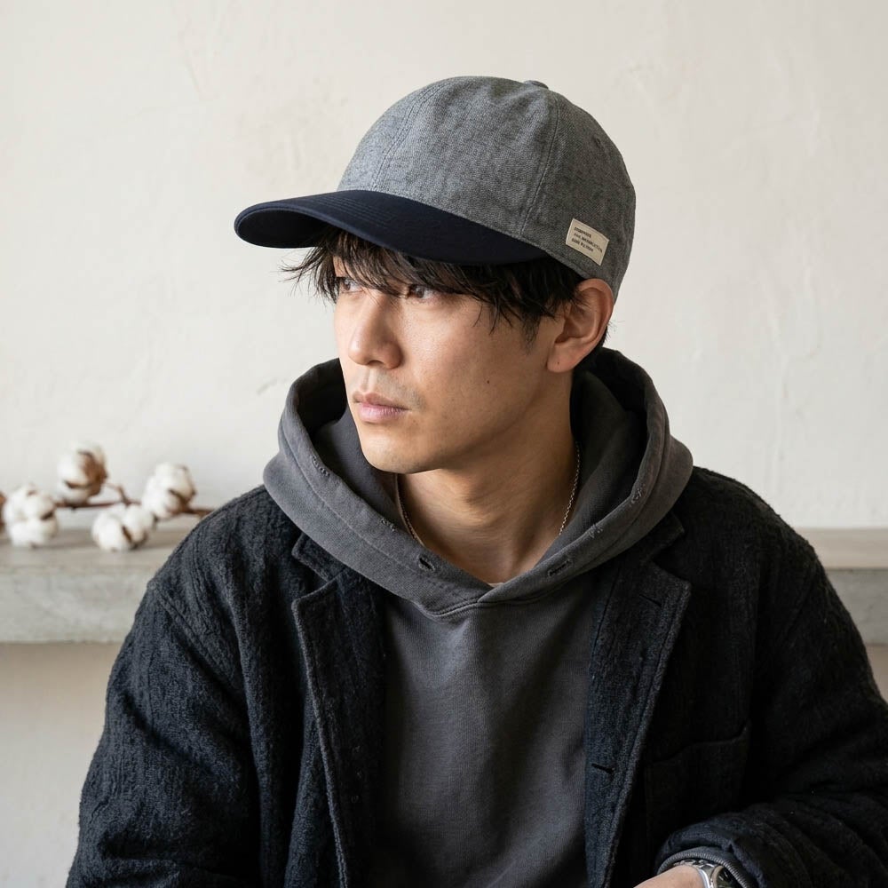 オーガニックコットン FLANNEL 5-PANEL CAP