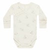 オーガニックコットン ベビー サイドスナップ ボディ（長袖）