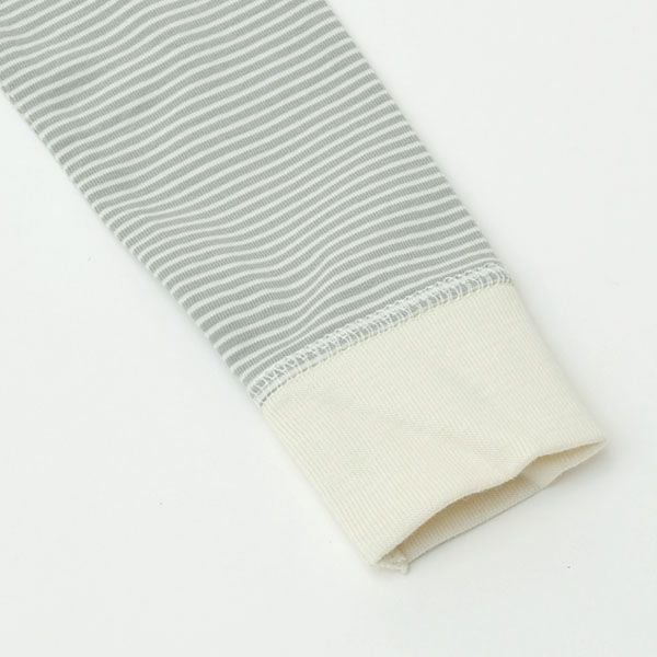 オーガニックコットン ベビー ジッパーカバーオール(長袖)