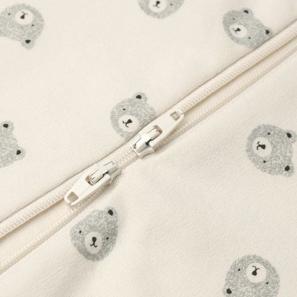 オーガニックコットン ベビー ジッパーカバーオール(長袖)