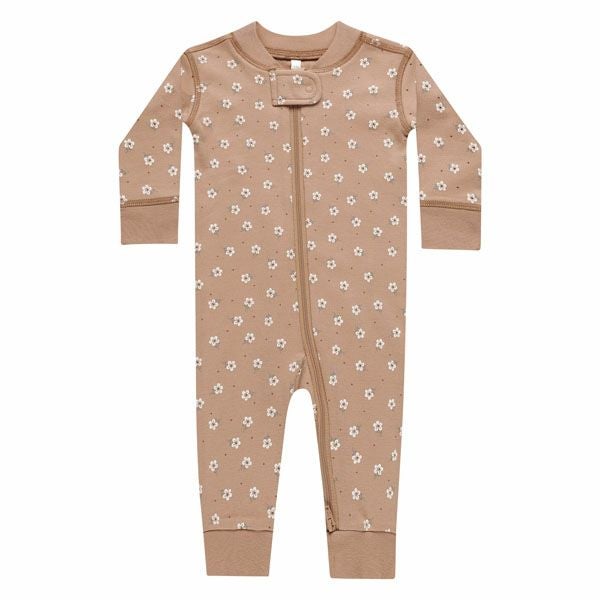 オーガニックコットン ベビー ジッパーカバーオール(長袖)