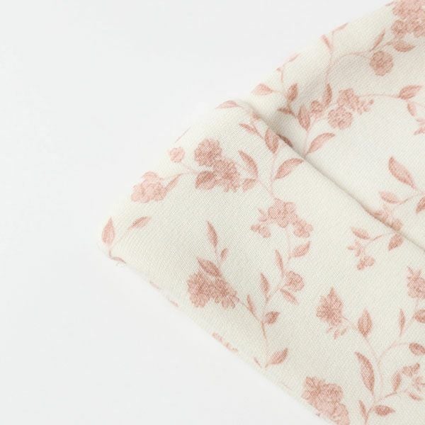 オーガニックコットン ベビー 結び帽