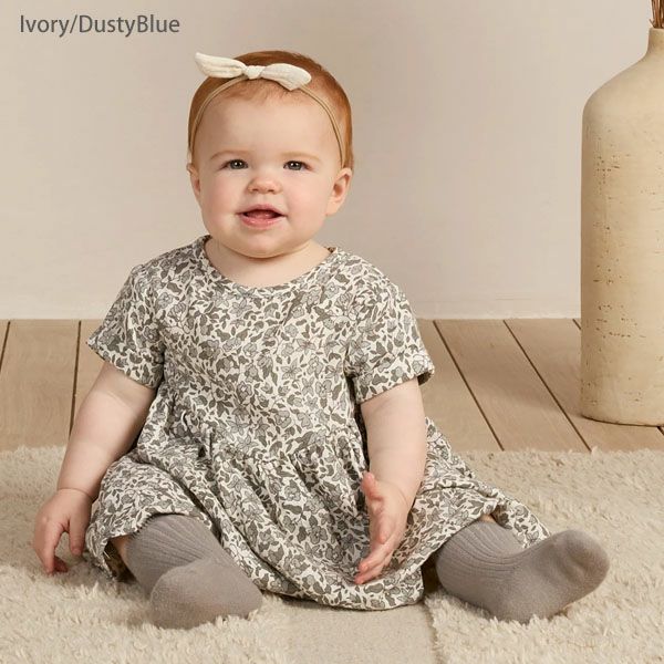 オーガニックコットン ベビー ソックス 2色組