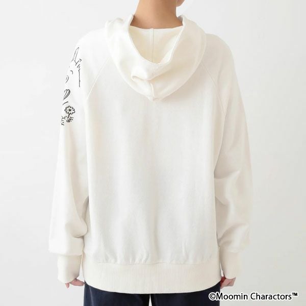 オーガニックコットン ムーミン ユニセックス ミニ裏毛フーディ