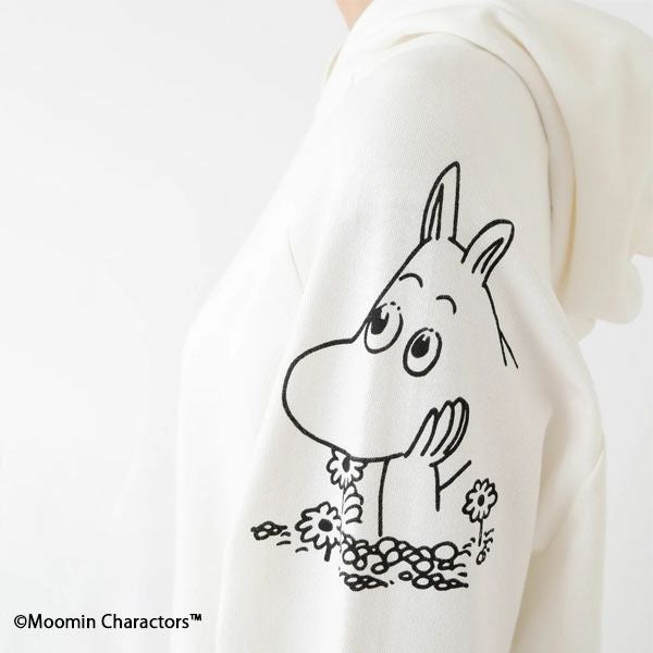 オーガニックコットン ムーミン ユニセックス ミニ裏毛フーディ