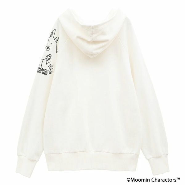 オーガニックコットン ムーミン ユニセックス ミニ裏毛フーディ