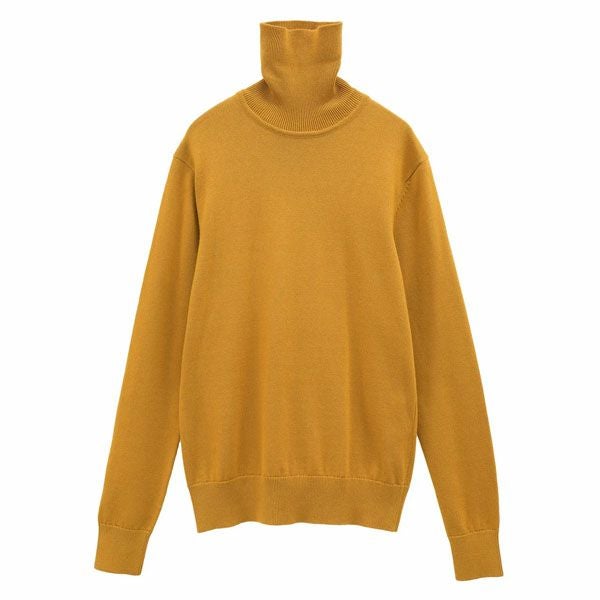 オーガニックコットン ニットタートルネック