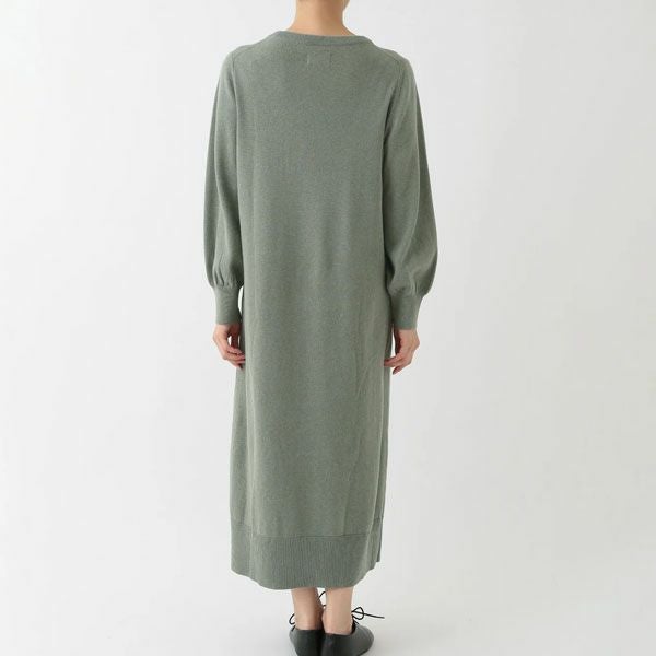 オーガニックコットン ニットシンプルワンピース