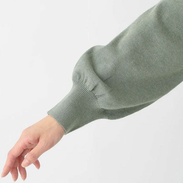 オーガニックコットン ニットシンプルワンピース