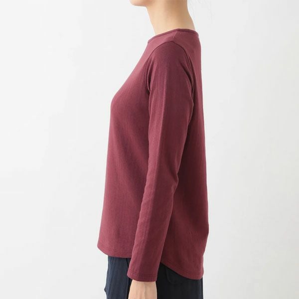 オーガニックコットン ダブルガーゼ ボートネック