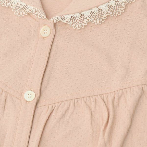 オーガニックコットン スズランパジャマトップス