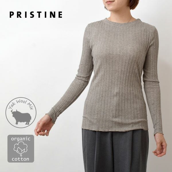 【新品】pristine リネンコットン 切替ポンチョ オーガニックコットン オーガニックコットン&リネン 切替ポンチョ | オーガニックコットンの