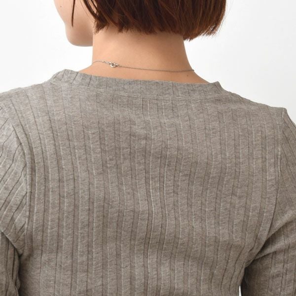 オーガニックコットン＆ヤク フォレストグレイ クループルオーバー