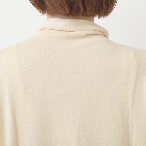 オーガニックコットン ニットタートルプルオーバー