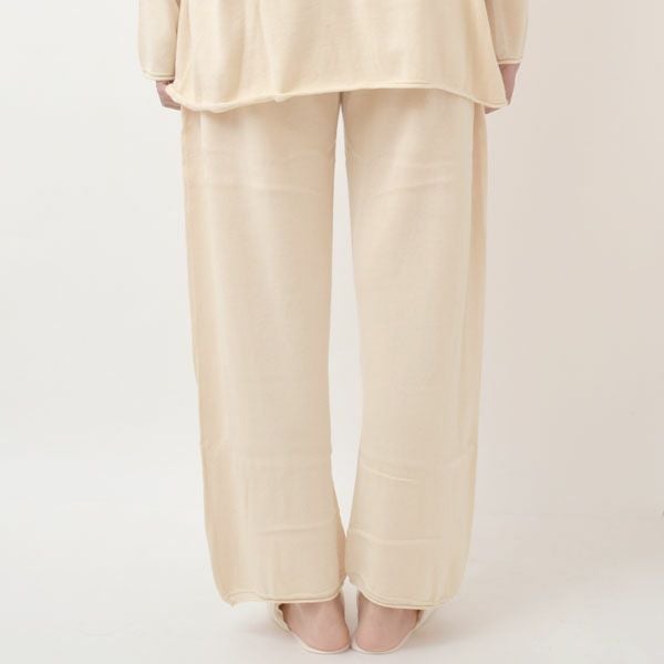 オーガニックコットン ニットパンツ