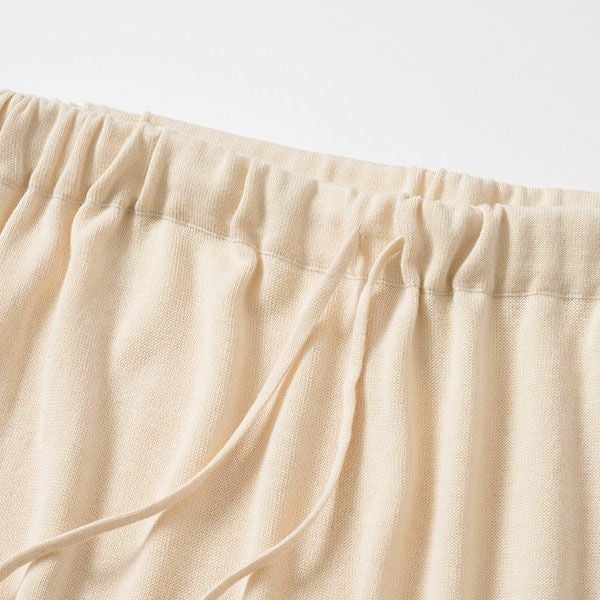 オーガニックコットン ニットパンツ