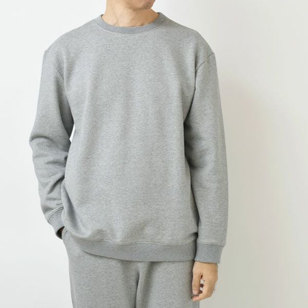 オーガニックコットン 裏起毛あったか スウェットシャツ