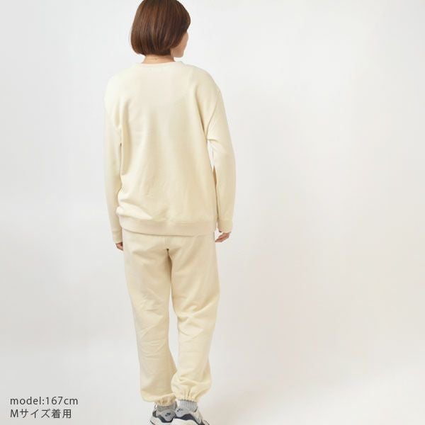 オーガニックコットン 裏起毛あったか スウェットシャツ