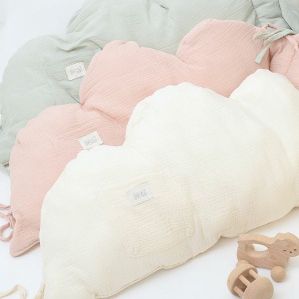 オーガニックコットン ベビーベッド用ライナーLittleCloud