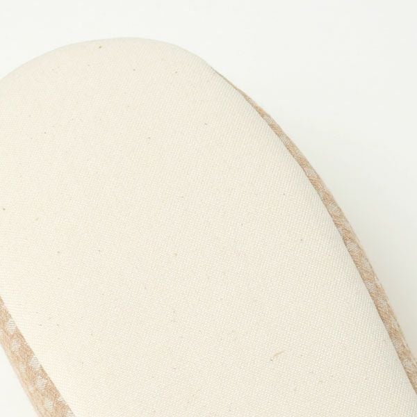 オーガニックコットン ダイヤ柄スリッパ