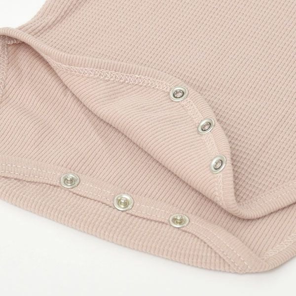 オーガニックコットン ベビー ラッフルカラーボディ