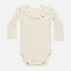 オーガニックコットン ベビー ラッフルカラーボディ