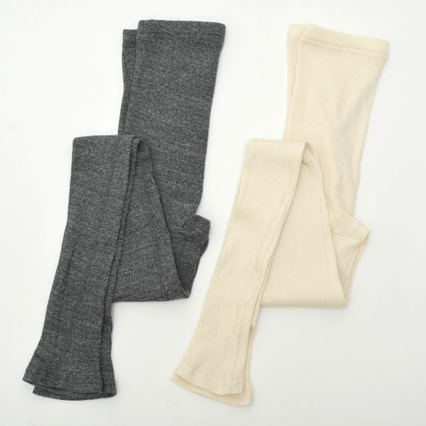 オーガニックコットン リブ アウターレギンス