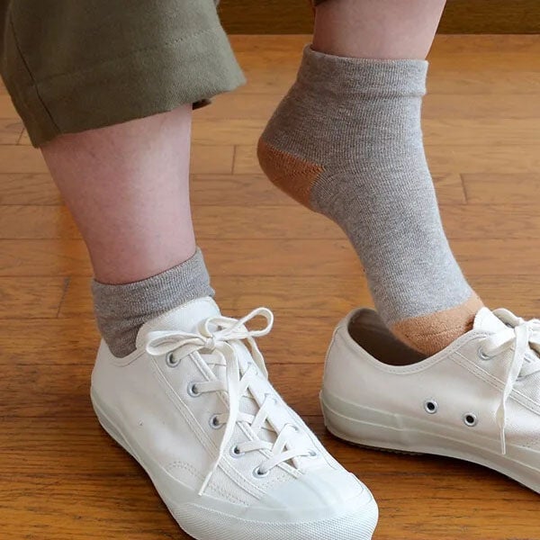 オーガニックコットン 配色ソックスMサイズ