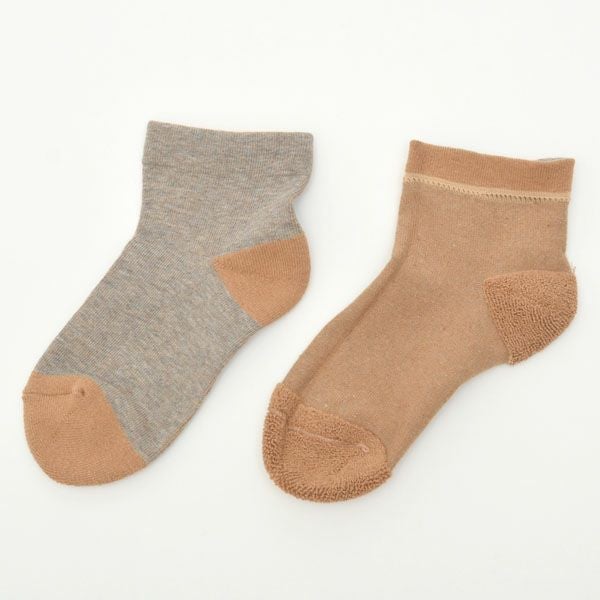 オーガニックコットン 配色ソックスMサイズ