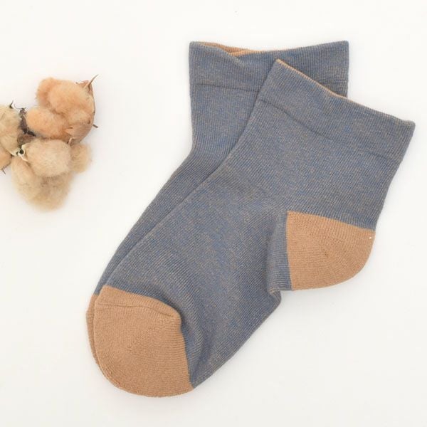 オーガニックコットン 配色ソックスMサイズ