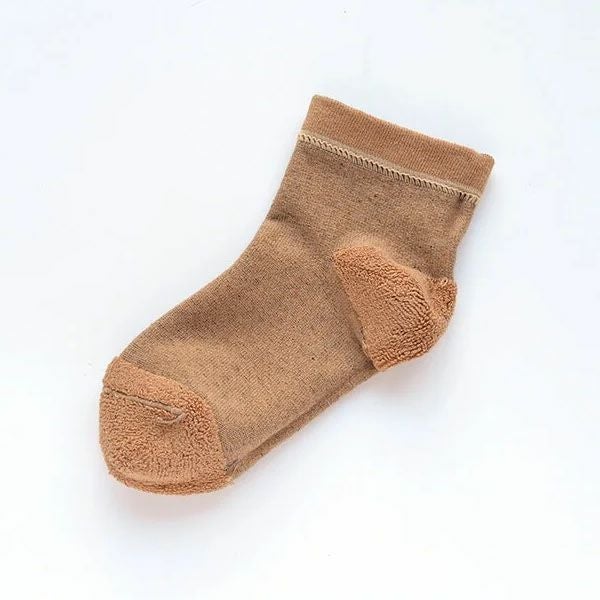 オーガニックコットン 配色ソックスLサイズ