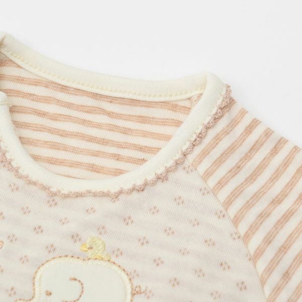 オーガニックコットン ベビー 接結ドレスオール