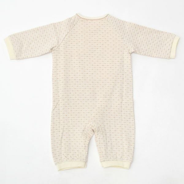 オーガニックコットン ベビー 接結ひつじカバーオール