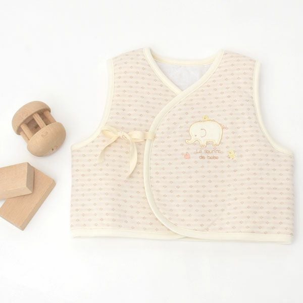 オーガニックコットン ベビー 接結ベスト