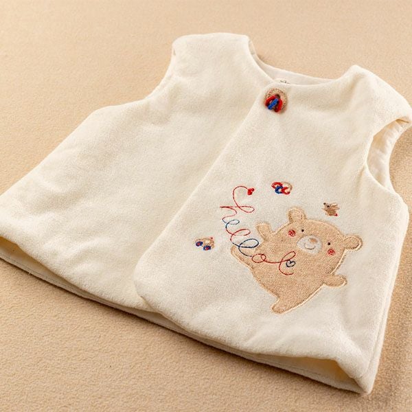 オーガニックコットン ベビー【くまのコットン】ベスト