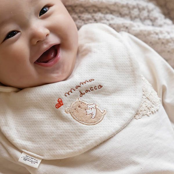 ハンドメイドスタイ　オーダースタイ　年子ママ様 オーガニックコットン ベビー【ママだっこ】スタイ | オーガニック