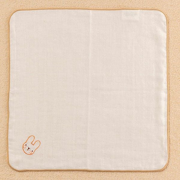 オーガニックコットン ベビー【刺しゅう】ガーゼ ハンカチ