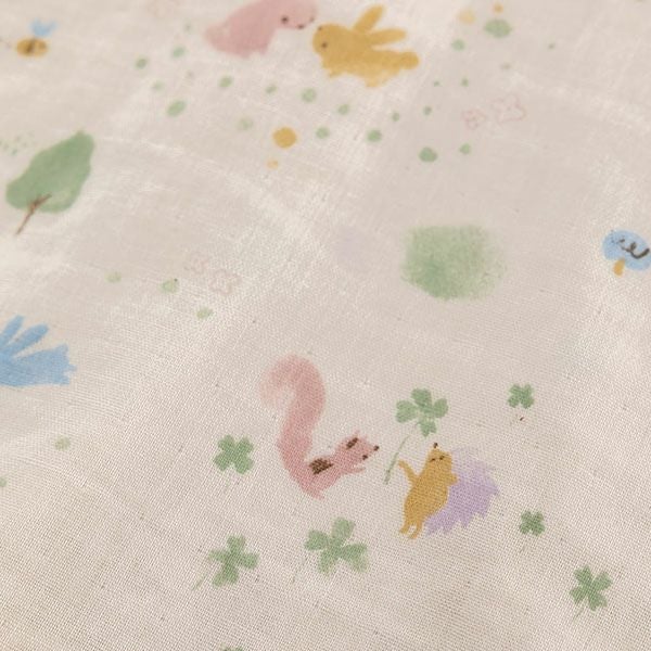 オーガニックコットン ベビー【夢みる森】ダブルガーゼ セットアップ