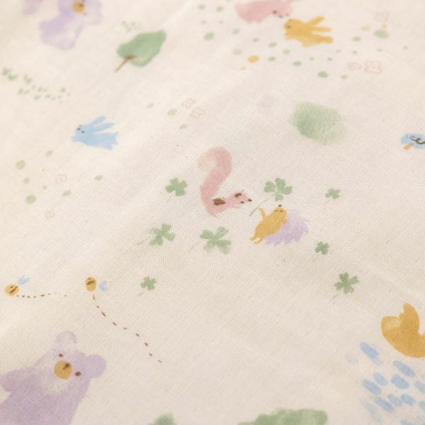 オーガニックコットン ベビー【夢みる森】ダブルガーゼ ロンパース