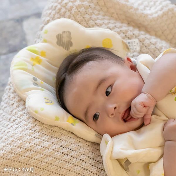 オーガニックコットン ベビー【ミントの森】ダブルガーゼ まくら