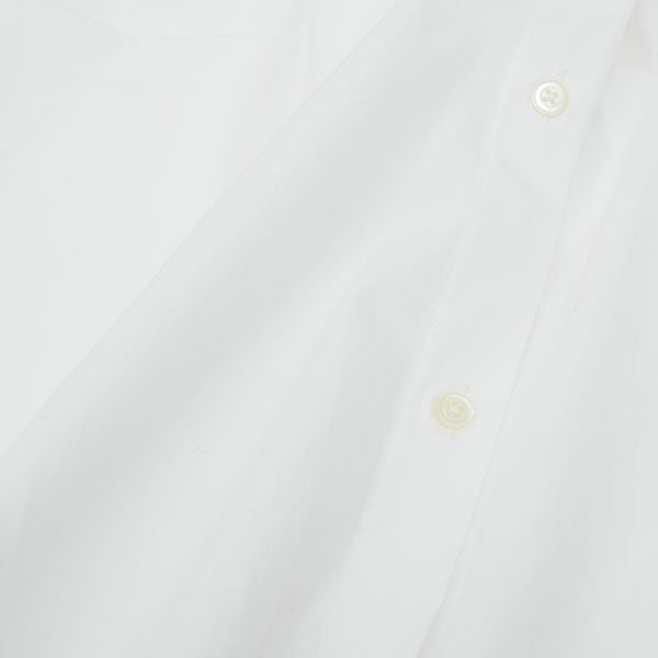 オーガニックコットン ポプリン コクーンシャツワンピース