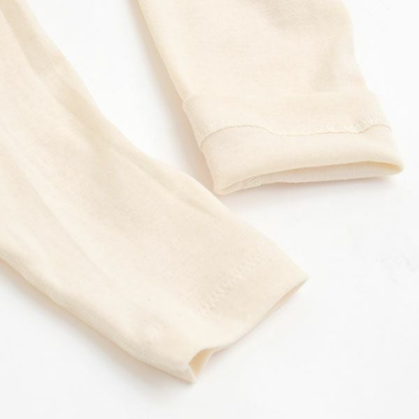 オーガニックコットン カップ付9分袖プルオーバー