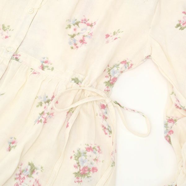 オーガニックコットン プリムローズ サイドリボンワンピース