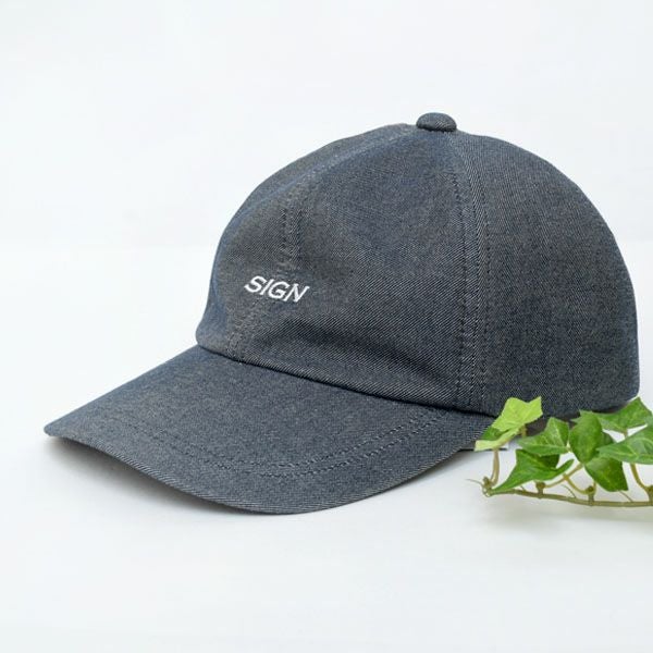 オーガニックコットンデニムキャップ