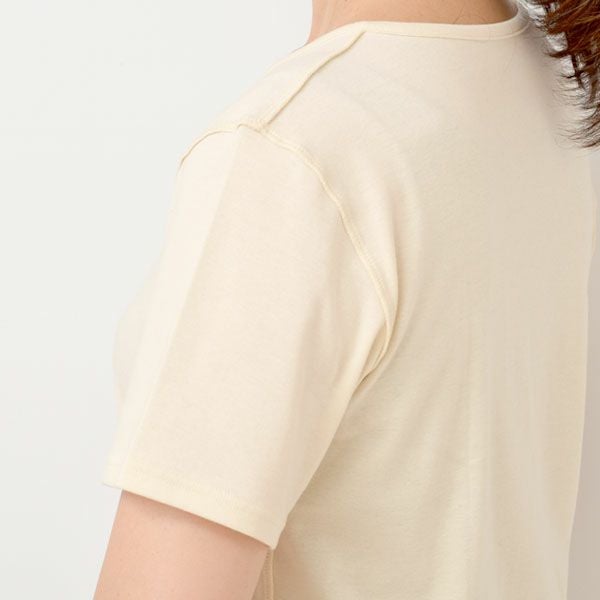 オーガニックコットン 前開きボタン肌着(半袖)